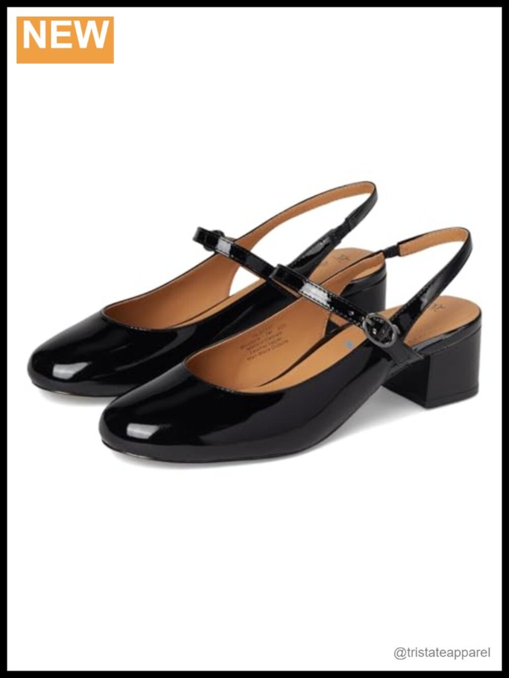 Johnston & Murphy Sienna Mary Jane Slingback Heeled Shoes Block Heel